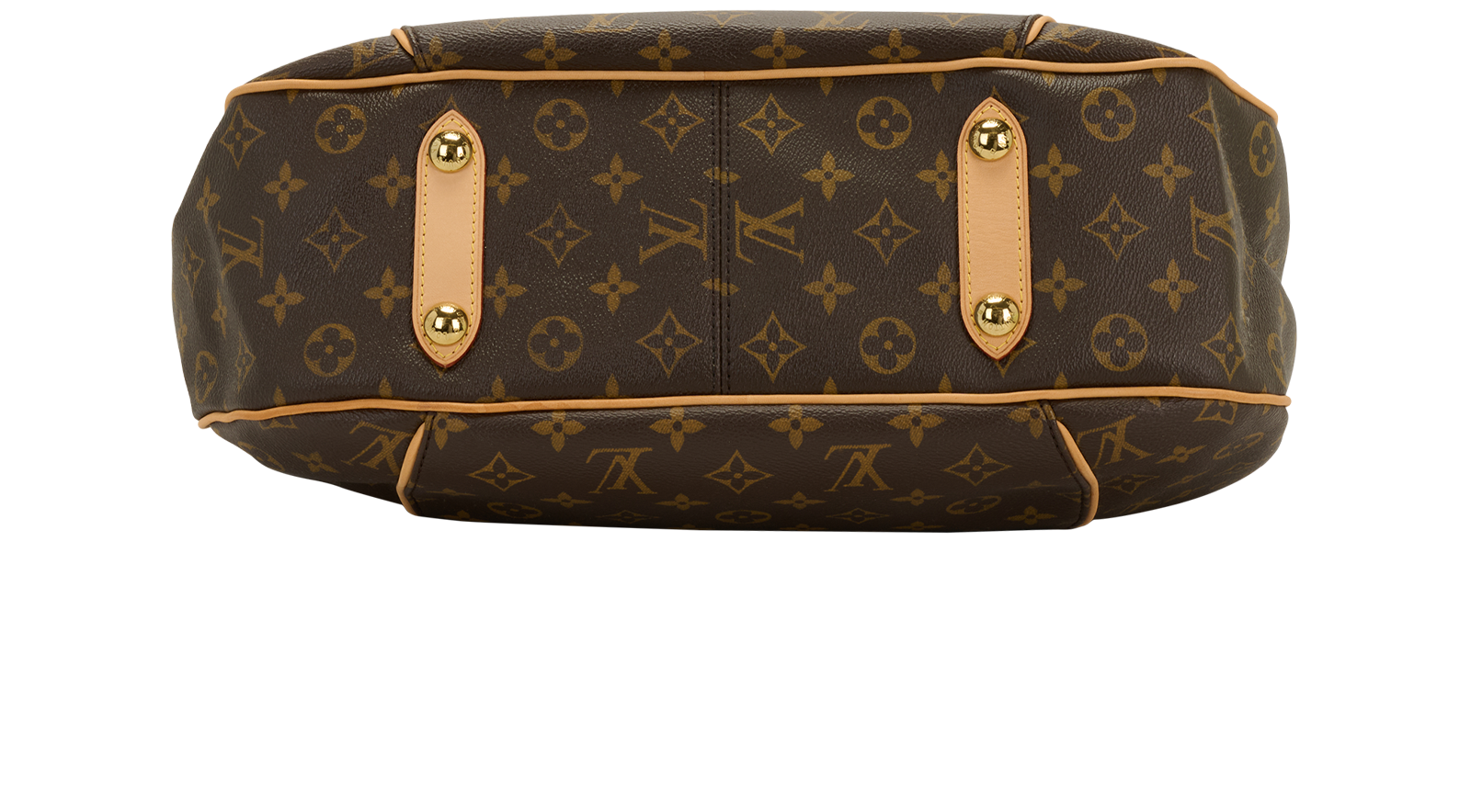 Galliera PM, &pound;1,100, Handbags, Brown, Canvas, Top view